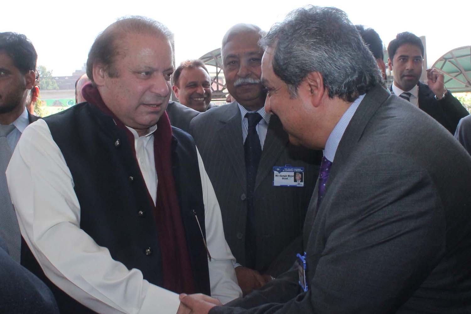 Madrigal CEO welcomes The Prime Minister of Pakistan on his visit to Sialkot – the manufacturing hub of Pakistan.
